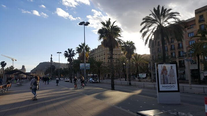 Le ramblas Barcellona