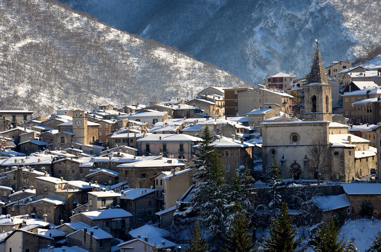 Borgo di Scanno in Inverno