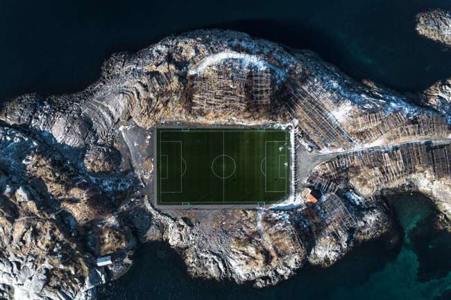 Henningsvaer lo stadio 